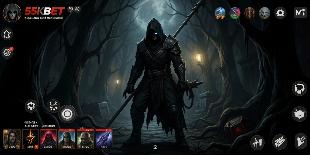 Gameplay menyeramkan di dunia gelap 55KBET.