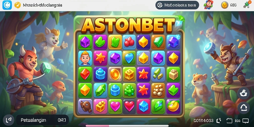 Tampilkan gameplay menantang dengan warna-warni yang cerah dari ASTONBET.