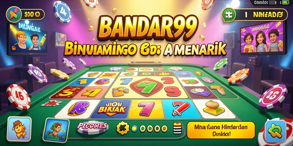Tampilan permainan Bingo yang seru dan interaktif di BANDAR99.