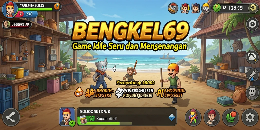 Gameplay menarik dan menyenangkan dari BENGKEL69.