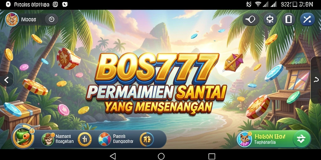 Tampilan seru gameplay BOS777 dengan interaksi pemain.