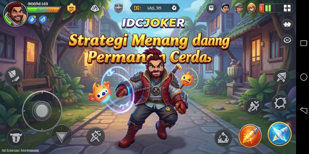 Screenshot gameplay <strong>IDCJOKER</strong>, menunjukkan ketegangan pertarungan strategi.