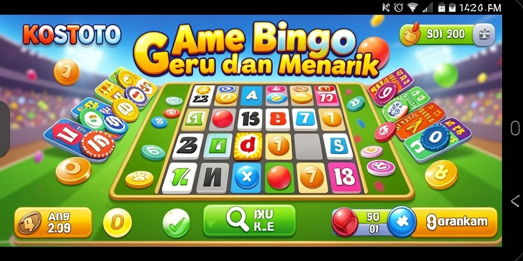 Tampilan gameplay Bingo yang menarik dan interaktif di KOSTOTO.