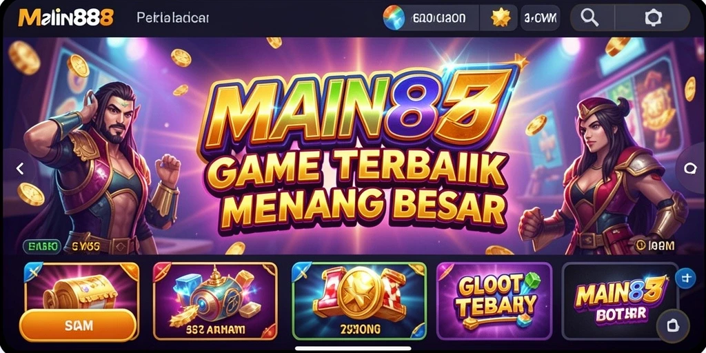 Screenshot menunjukkan gameplay seru dari game Slot MAIN88.