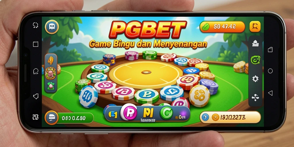 Tampilan gameplay Bingo PGBET yang menarik dan penuh warna.