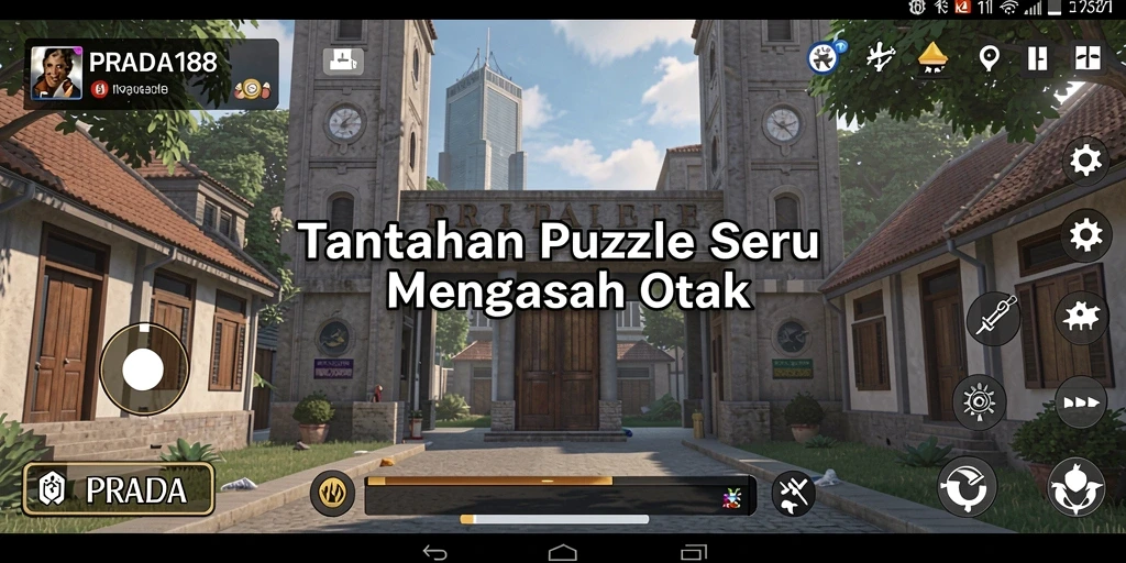 Tampilan gameplay seru dan menantang di PRADA188.