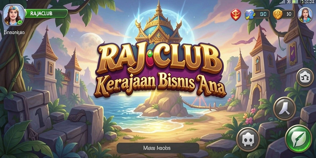 Tampilan gameplay RAJACLUB yang menampilkan aksi Tycoon menarik.