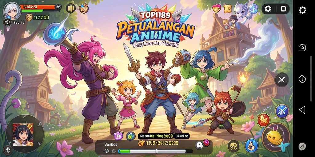 Tampilan gameplay yang seru dan penuh aksi di TOPI189.