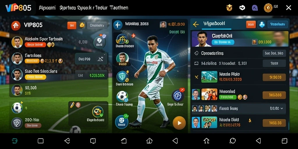 Tampilan screenshot utama VIP805 menampilkan pengalaman taruhan olahraga yang imersif.