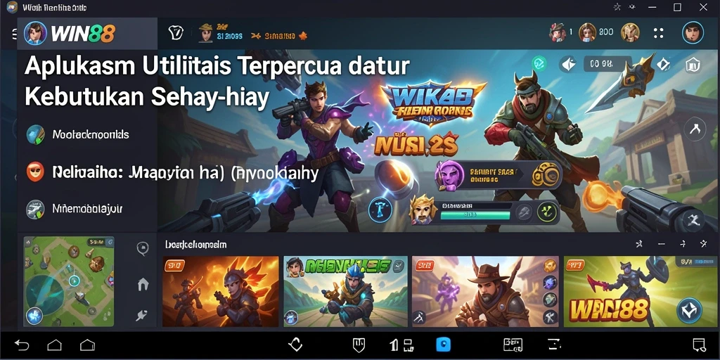 Tampilan antarmuka WIN88 yang intuitif dan mudah digunakan.